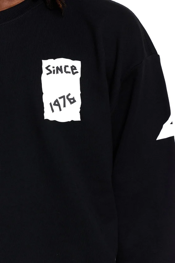 Boy Arka Baskılı Tape Eagle Sweatshirt