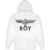 Boy Eagle Scribble Kapüşonlu Sweatshirt