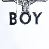 Boy Eagle Scribble Kapüşonlu Sweatshirt