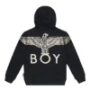 BOY Eagle Sırt Baskılı Çocuk Kapüşonlu Sweatshirt