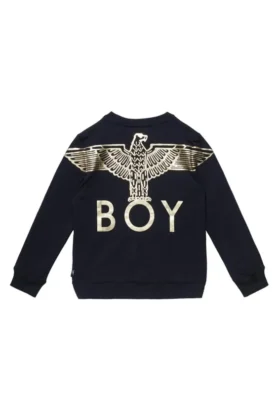 Boy Eagle Sırt Baskılı Çocuk Sweatshirt