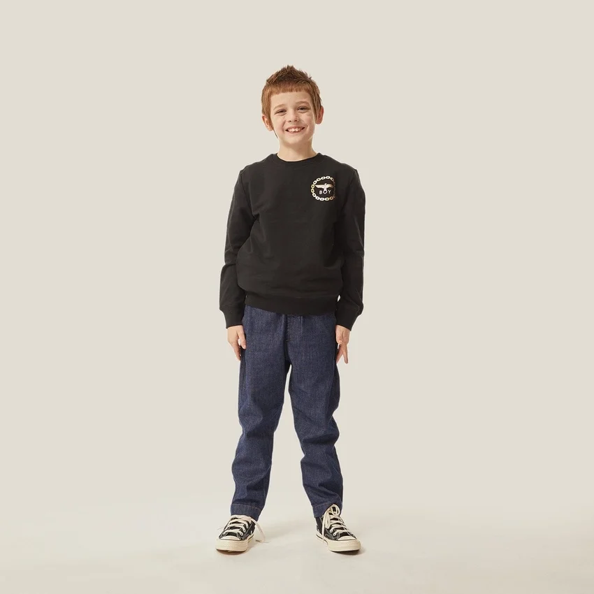 Boy Eagle Sırt Baskılı Çocuk Sweatshirt