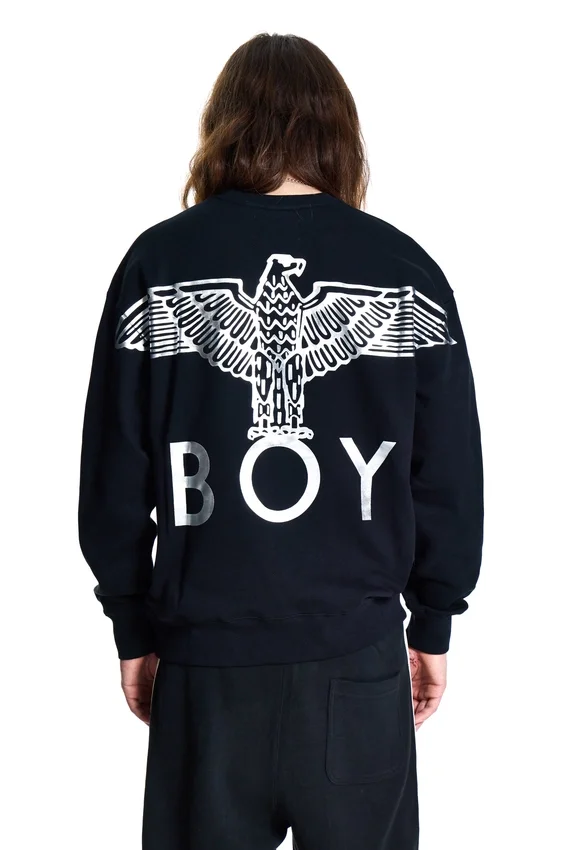BOY Eagle Sırt Baskılı Sweatshirt