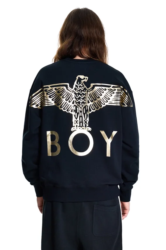 BOY Eagle Sırt Baskılı Sweatshirt