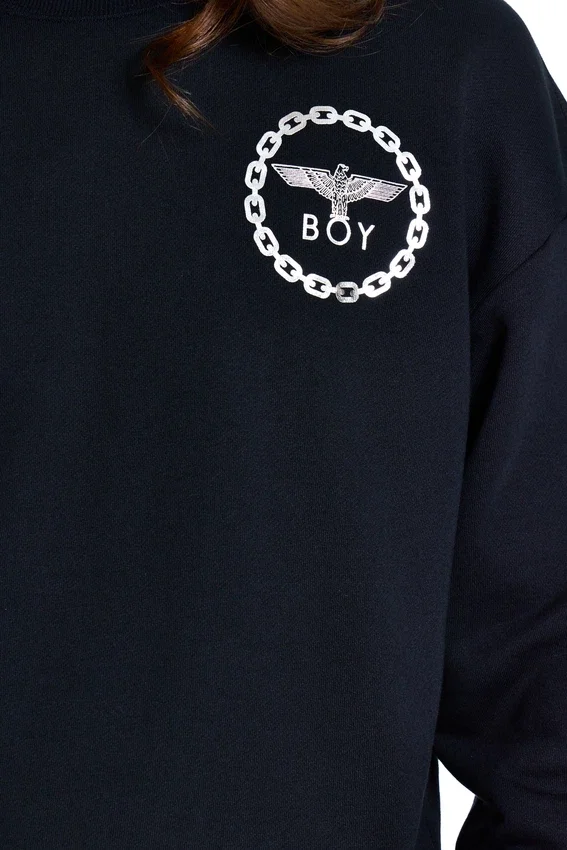 BOY Eagle Sırt Baskılı Sweatshirt