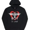 Boy is Love Kapüşonlu Sweatshirt