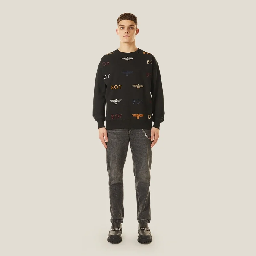 Boy Mania Nakışlı Sweatshirt