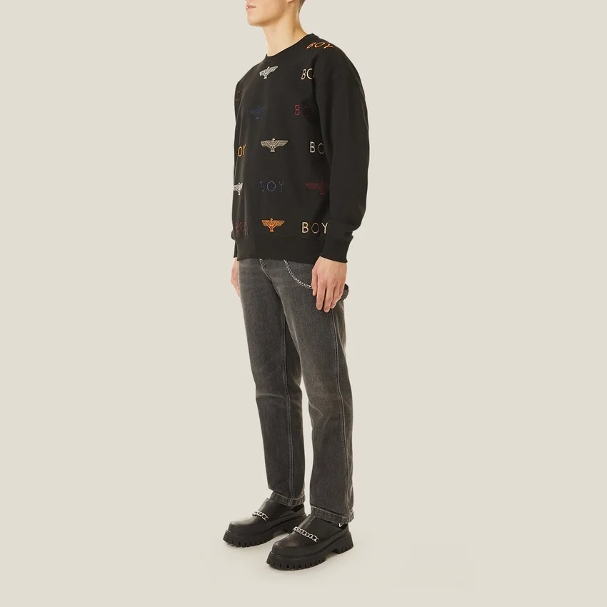 Boy Mania Nakışlı Sweatshirt