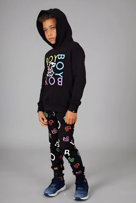 Boy Quadruple Çocuk Kapüşonlu Sweatshirt