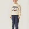 Boy Quadruple Çocuk Kapüşonlu Sweatshirt