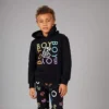 Boy Quadruple Çocuk Kapüşonlu Sweatshirt