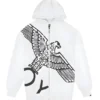 Boy Wingspan Fermuarlı Kapüşonlu Sweatshirt