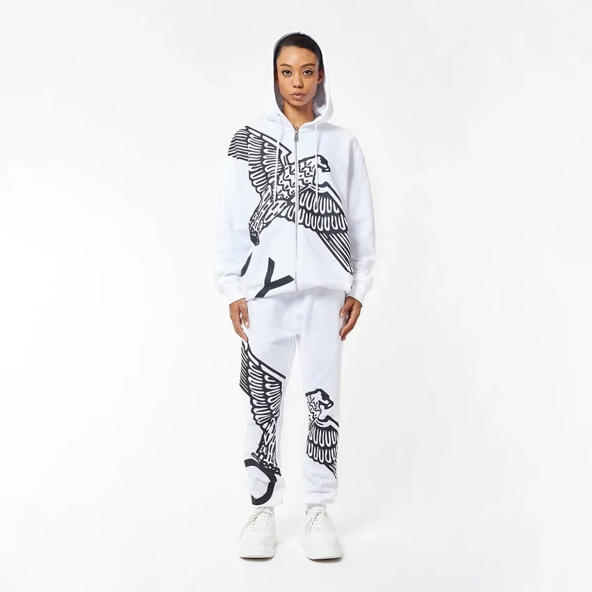 Boy Wingspan Fermuarlı Kapüşonlu Sweatshirt