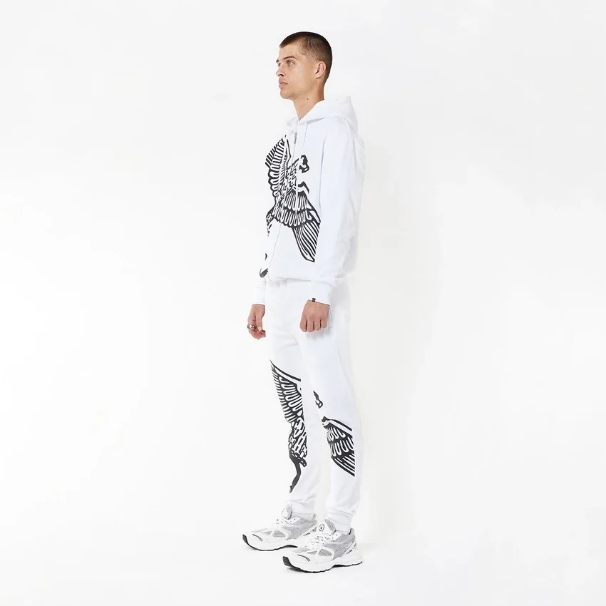 Boy Wingspan Fermuarlı Kapüşonlu Sweatshirt