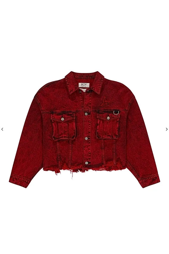 Future Boy Boxy Denim Trucker Ceket