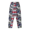 Kings Road Graffiti Denim Kot Pantolon