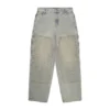 Lazerle Eskitilmiş Denim Pantolonlar