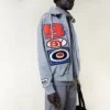Moto Sticker Bomber Varsity Ceket