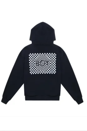 Playboy x BOY Checkerboard Vortex Kapüşonlu Sweatshirt
