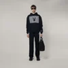 Playboy x BOY Checkerboard Vortex Kapüşonlu Sweatshirt