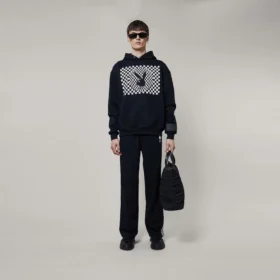 Playboy x BOY Checkerboard Vortex Kapüşonlu Sweatshirt