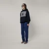 Playboy x BOY Checkerboard Vortex Kapüşonlu Sweatshirt