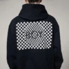 Playboy x BOY Checkerboard Vortex Kapüşonlu Sweatshirt
