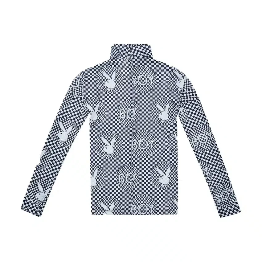 Playboy x BOY Checkerboard Vortex Mesh Üst Giyim