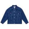 Playboy x BOY Dama Tahtası Desenli Denim Ceket