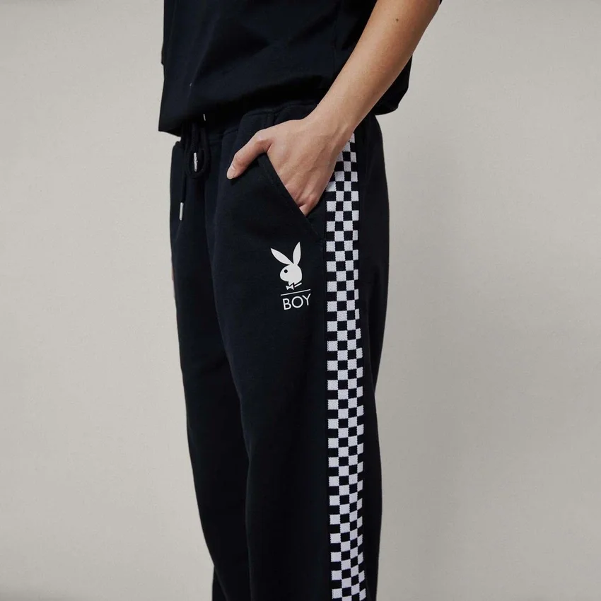 Playboy x BOY Damalı Vortex Eşofman Altı