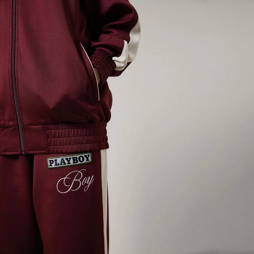 Playboy x BOY Geniş Paça Naylon Eşofman Altı