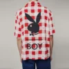 Playboy x BOY Gingham Bunny Resort Gömlek