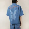 Playboy x BOY Jumbo Bunny Denim Gömlek