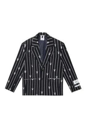Playboy x BOY İnce Çizgili Blazer