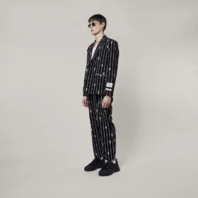 Playboy x BOY İnce Çizgili Pantolonlar