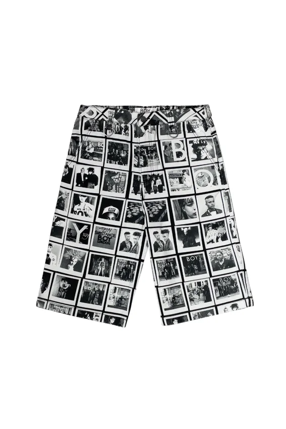 Polaroid Memories Denim Şortlar